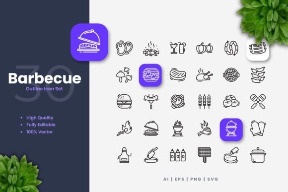 Barbecue Icons: A Strategic Tool for Enhancing Visual Communication