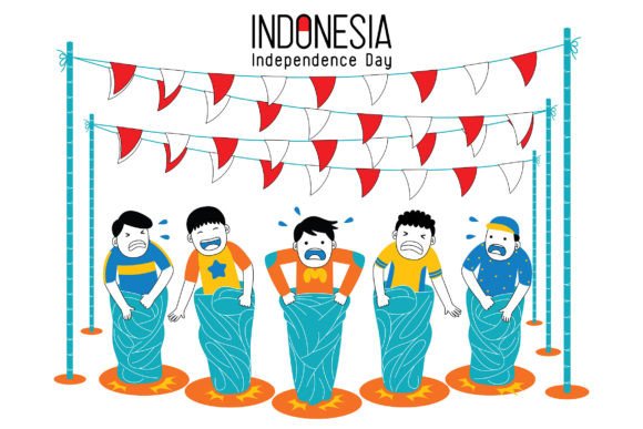 Indonesia Independence Day Vector 04: A Versatile Design Solution for Your Creative Needs