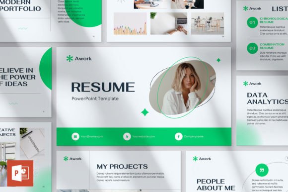 Streamline Your CV with a Resume PowerPoint Template