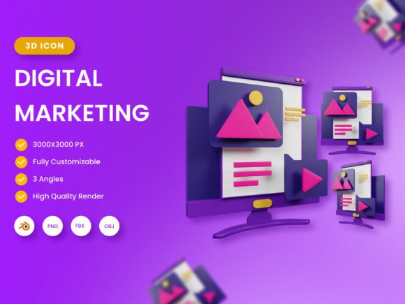 Transform Your Digital Marketing with 3D Illustrations