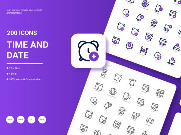 Unlocking Design Potential with the Time and Date Icon Pack