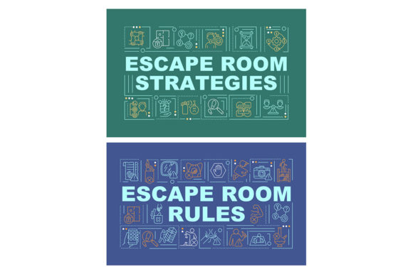 Unlocking Escape Room Strategies with Banner Set