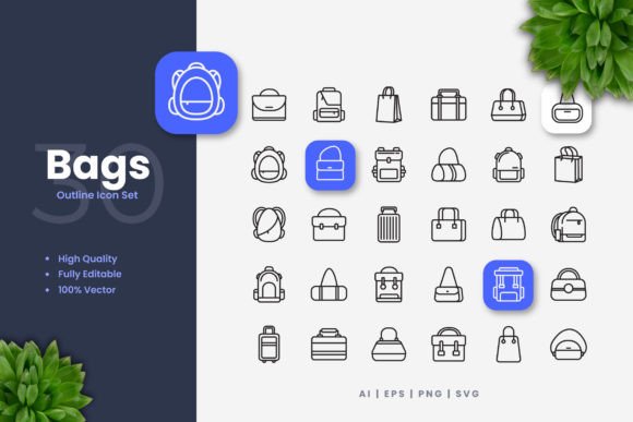 Unlocking the Potential of Bags Icons for Your Creative Projects